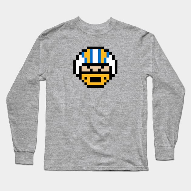 8-Bit Helmet - Los Angeles Long Sleeve T-Shirt by The Pixel League